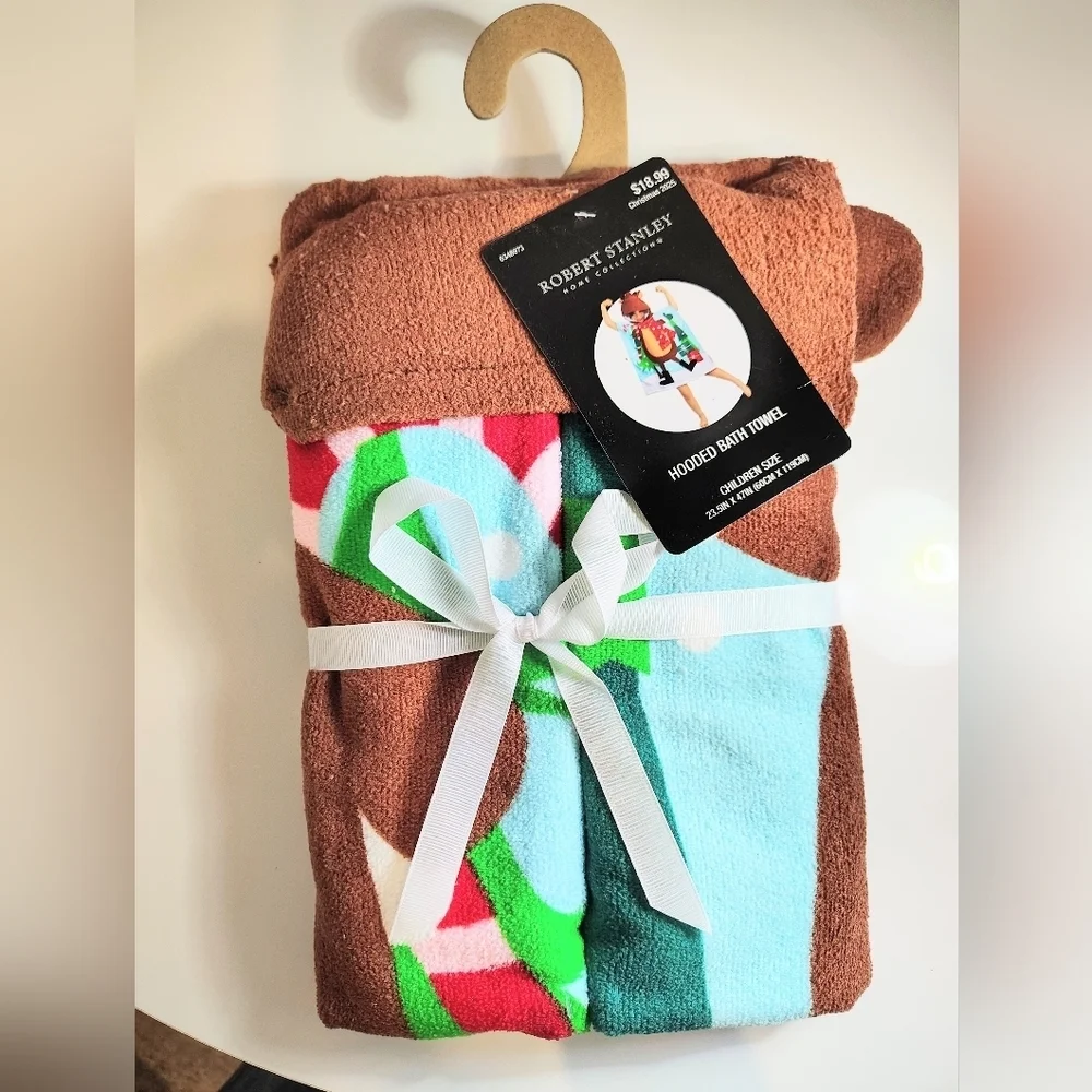 Reindeer Kids Hooded Bath Towel